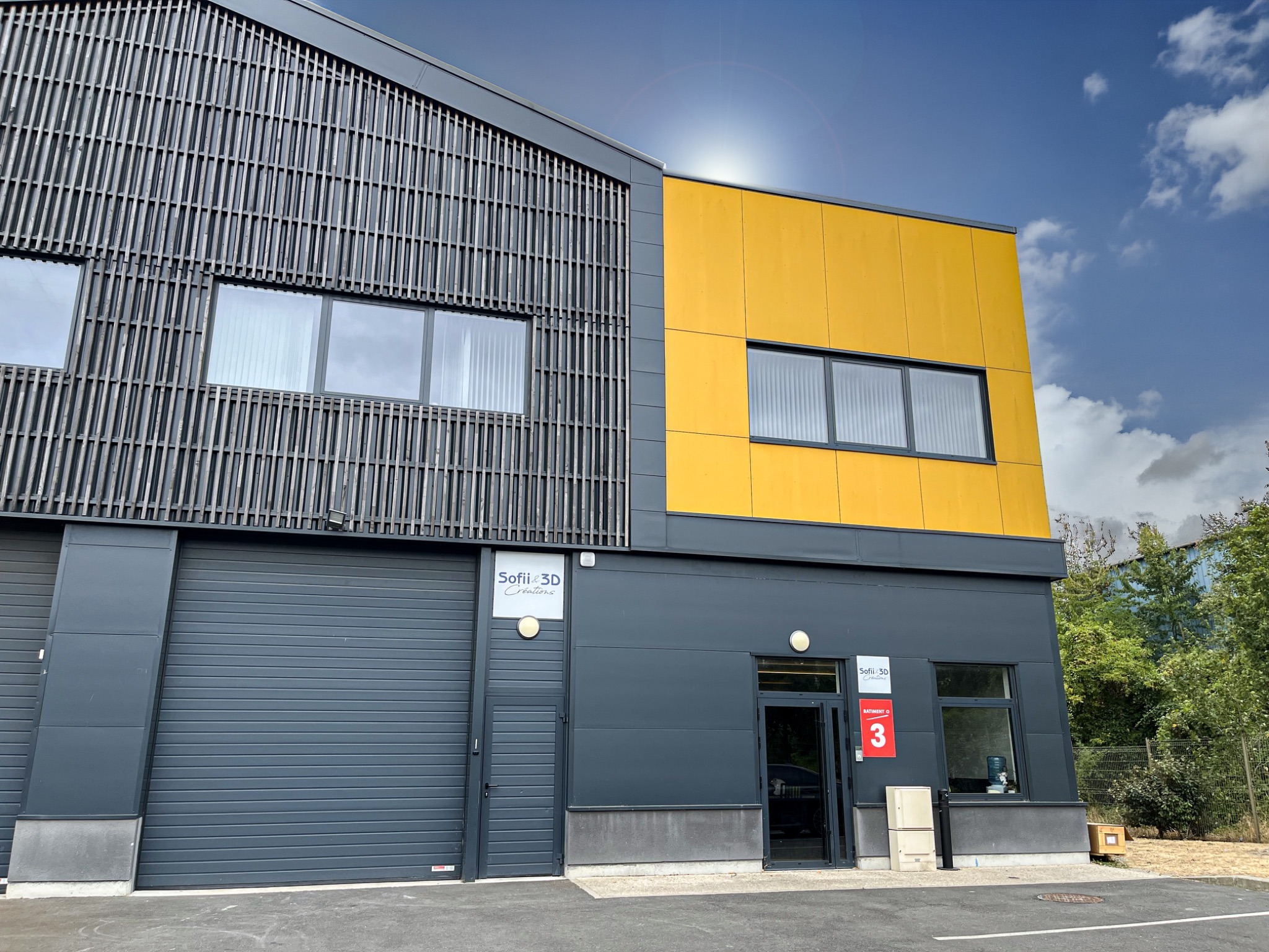 Vue extérieure de l'atelier Sofii & 3D Créations